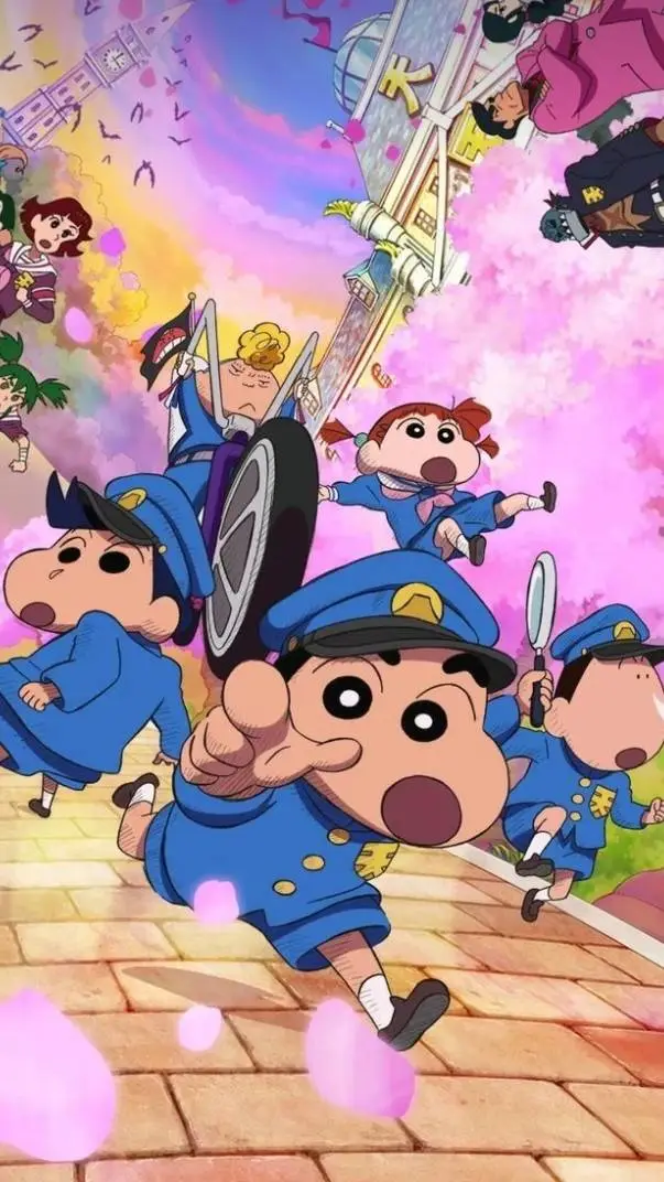 ai character: Shinchan/the movie background