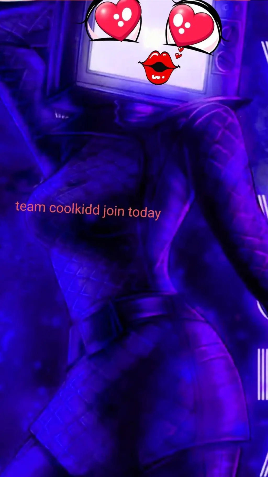 ai character: tv women background