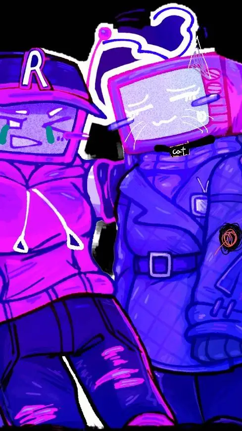 ai character: tv women Veronica background