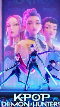 ai character: Kpop demon hunters background
