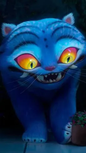 ai character: Derpy tiger background