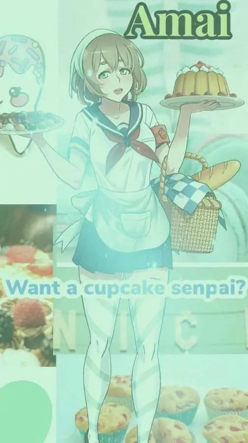 ai character: Amai Odayaka  background