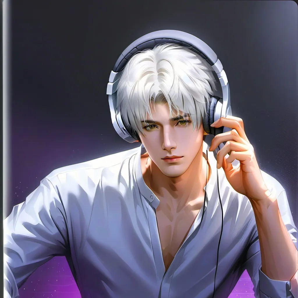 chat with ai character: white x green 