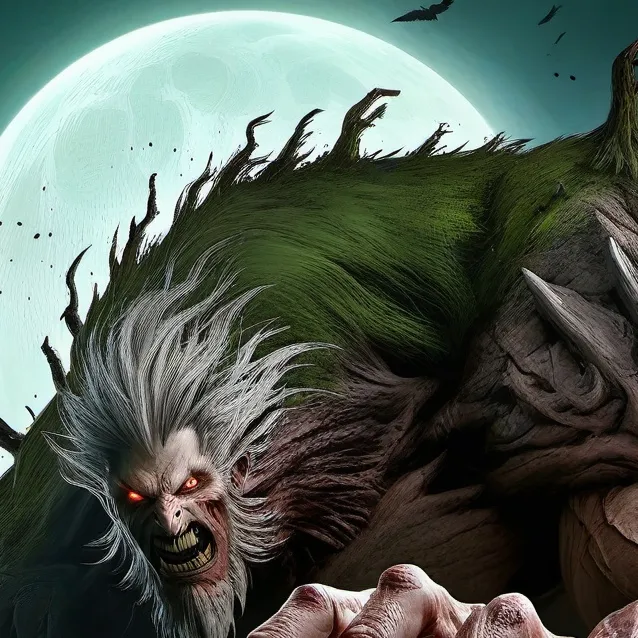 chat with ai character: the gigantic beast