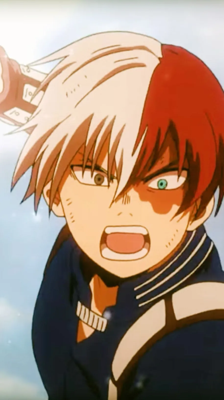 ai character: ❄️🔥Shoto🔥❄️ background