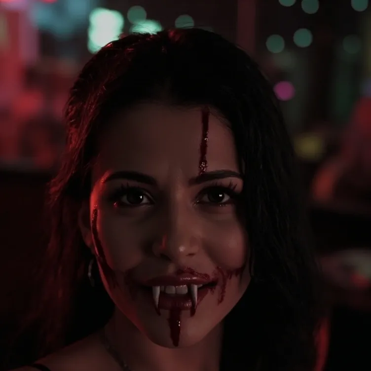 chat with ai character: Vamp Outfit GF