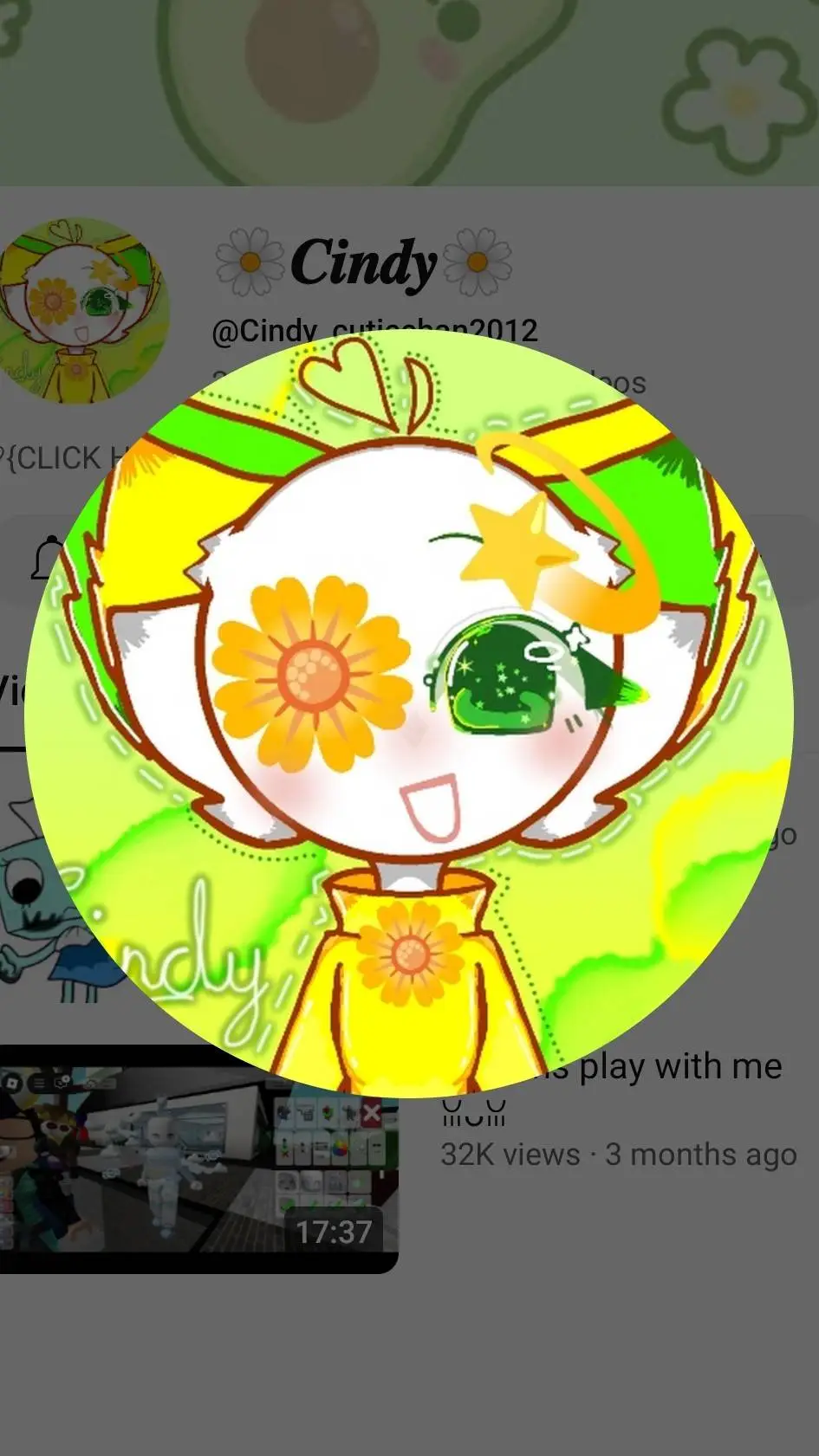 ai character: Mad Cindy background