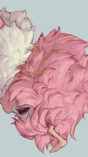 ai character: Mina ashido  background