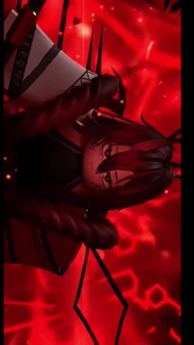 ai character: Red mist maiden background