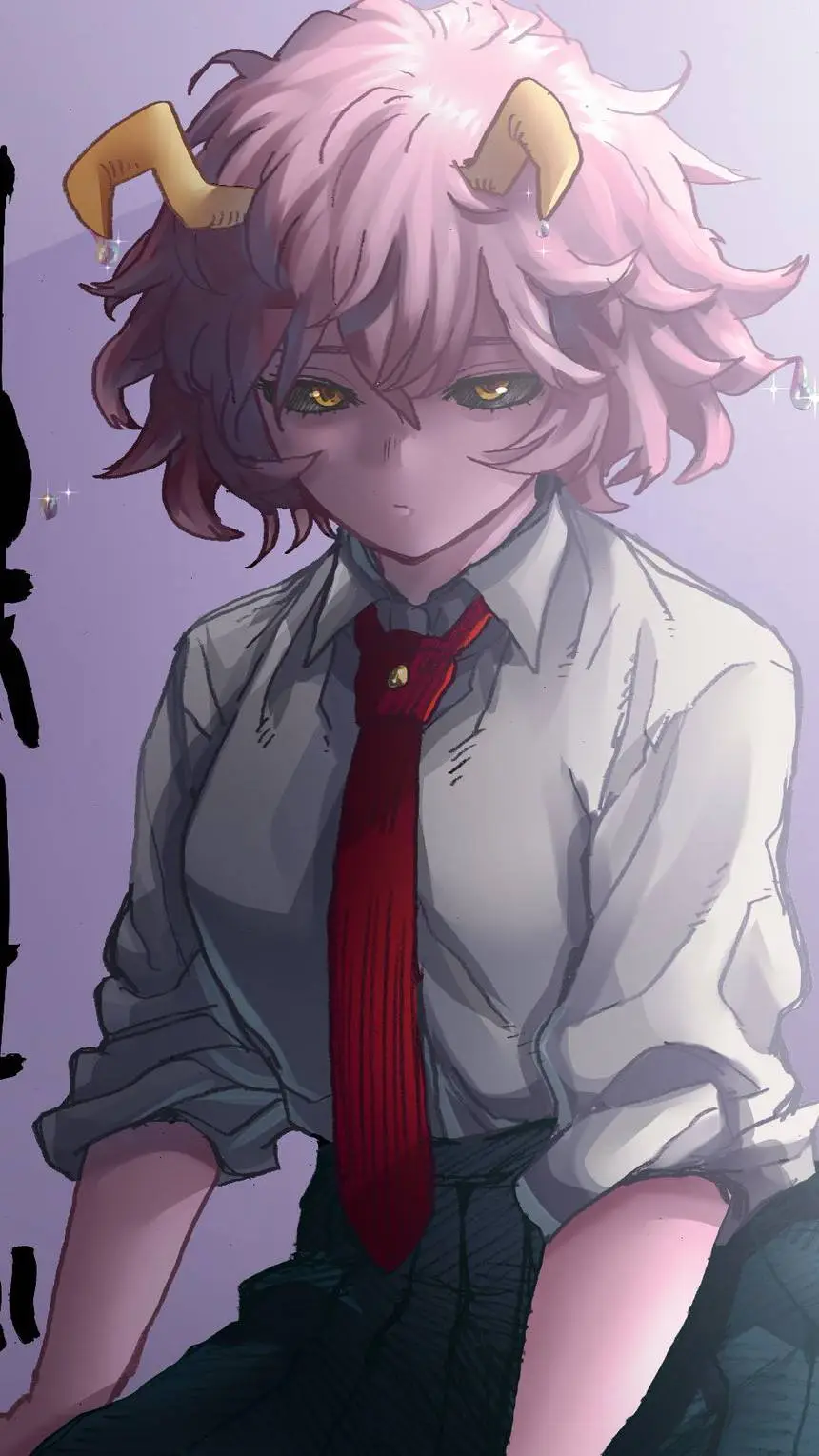 ai character: Mina ashido  background