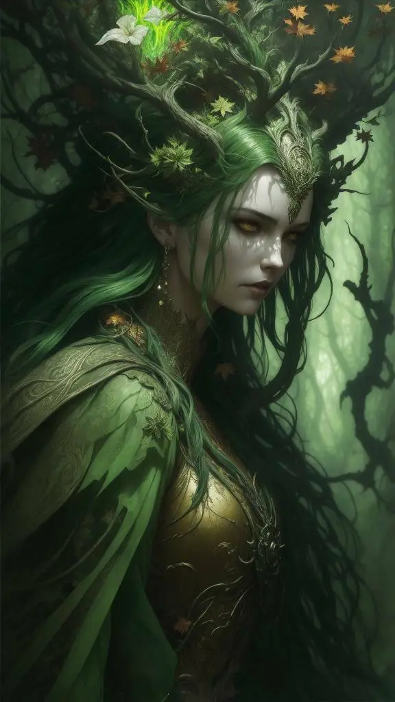 ai character: Sequoia background