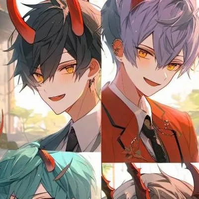 chat with ai character: 5 demon boys 