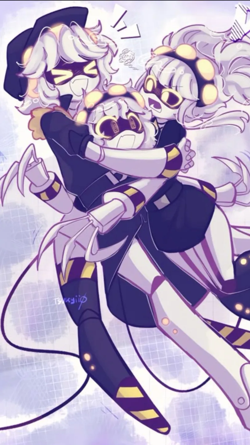 ai character: V J And N background