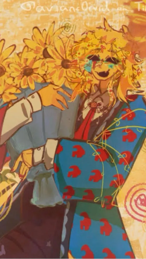 ai character: Rejoice background