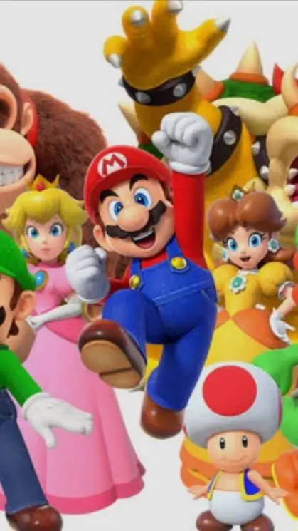 ai character: Super Mario background