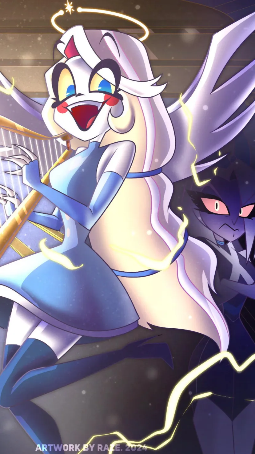ai character: Heaven AU swap  background