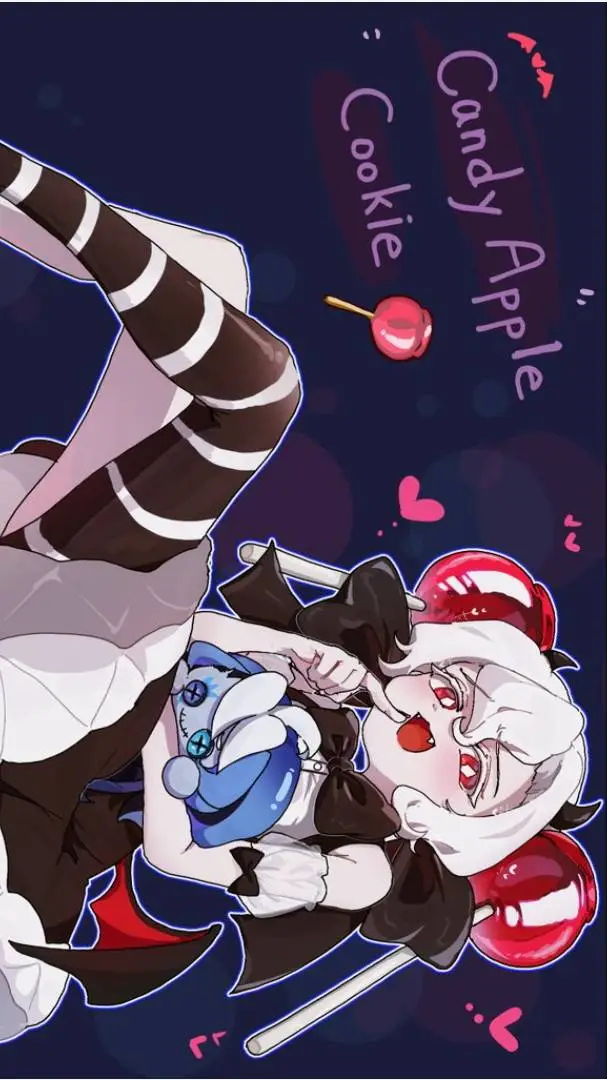 ai character: CandyAppleCookieX? background