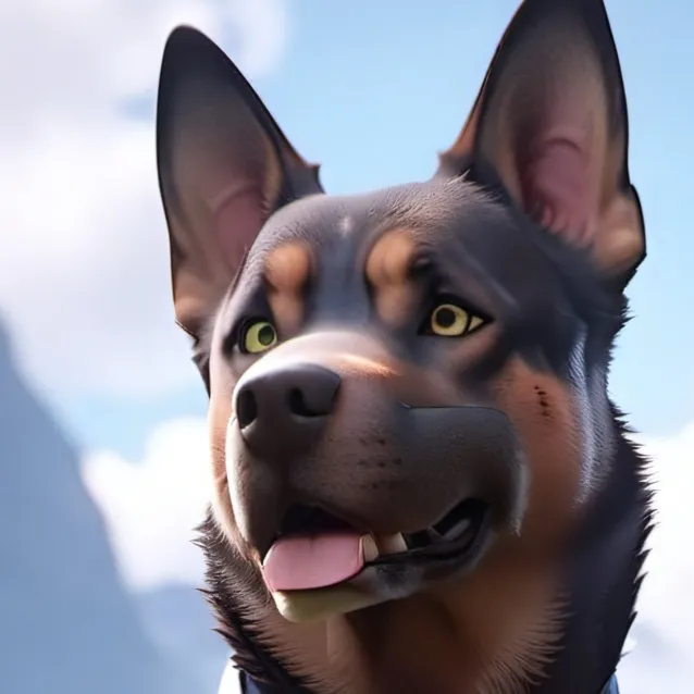 chat with ai character: little dog
