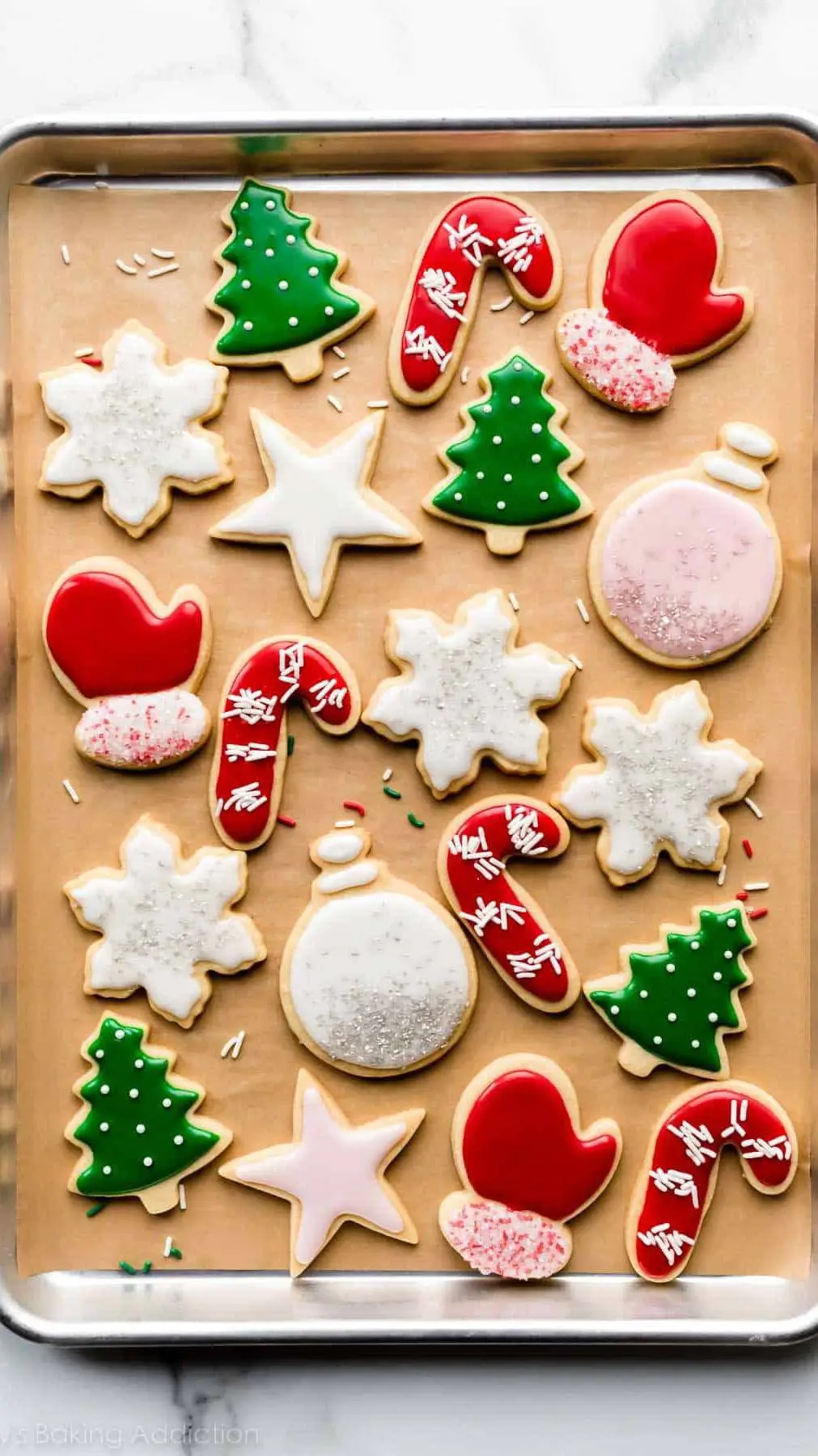 ai character: Christmas cookies background