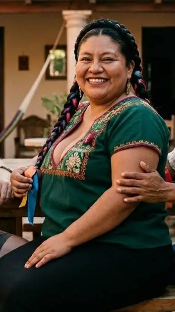 ai character: esposa mexicana background
