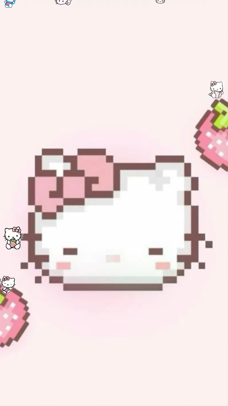 ai character: Hello kitty background
