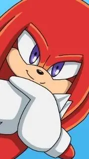 ai character: Knuckles T Echidna background
