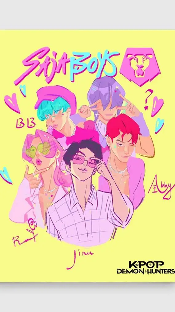 ai character: SAJA BOYS background
