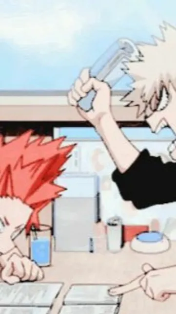 ai character: Bakugo and kiri  background