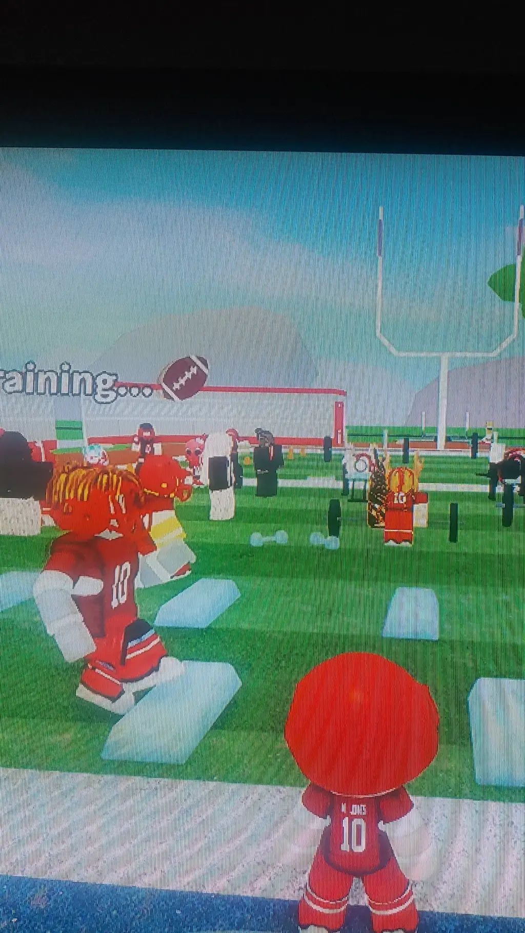 ai character: COLLGE FOOTBALL  background