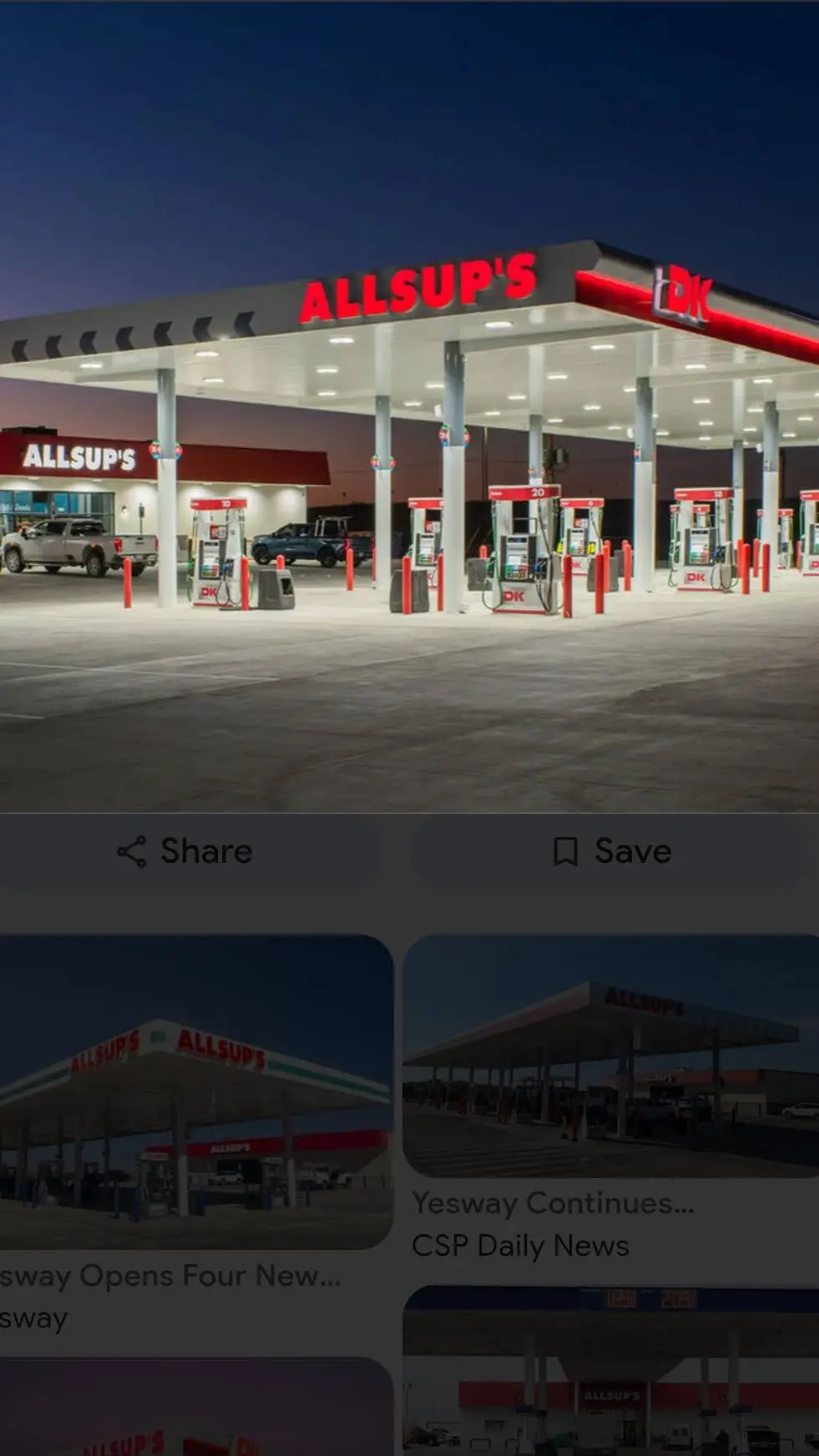 ai character: gas sation story background