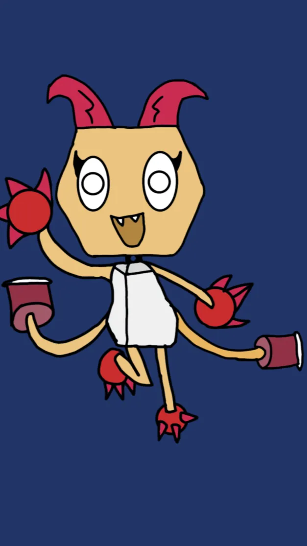 ai character: SCRAPS background