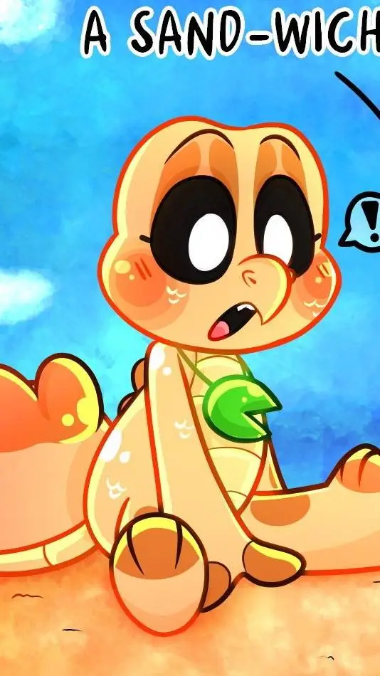 ai character: Coral Crocodile  background