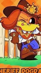 ai character: DogDay  background