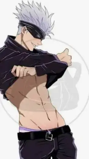ai character: SATORU GOJO background