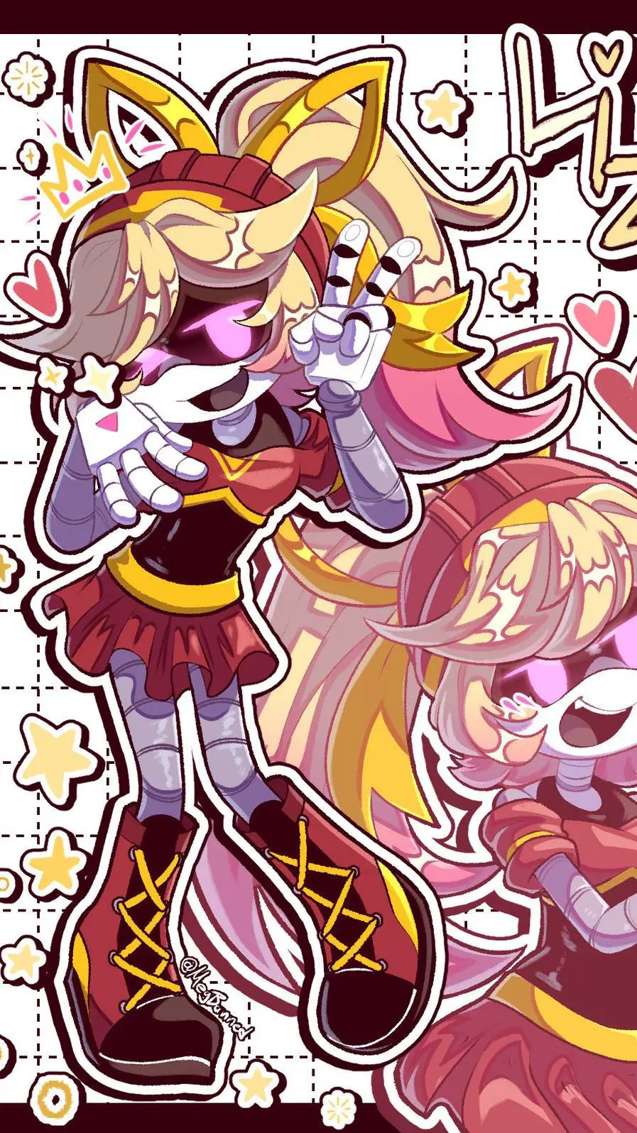 ai character: 🩷Lizzy🩷 background