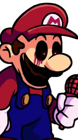 ai character: Mario.EXE background