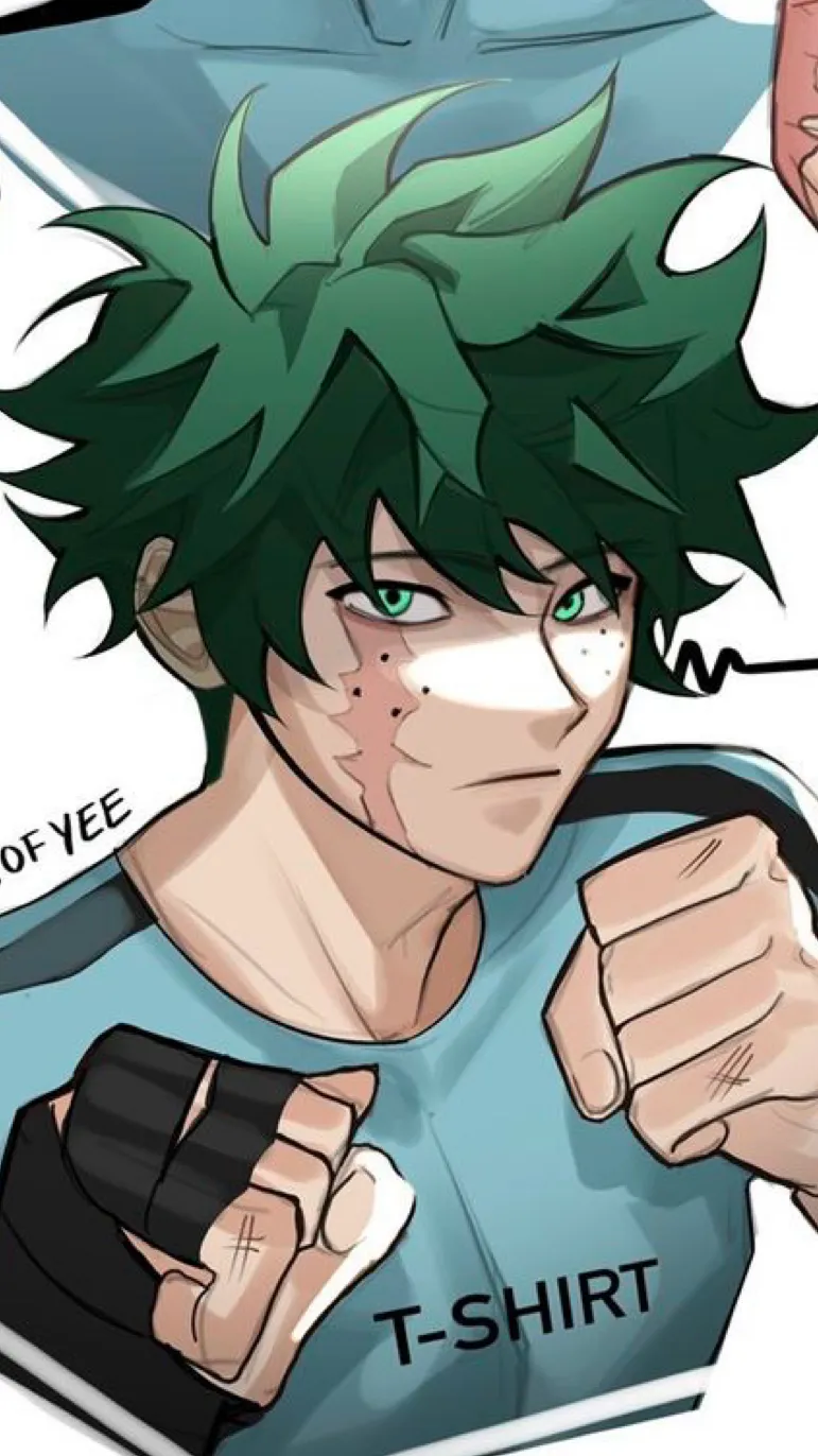 ai character: Pro Hero Izuku background