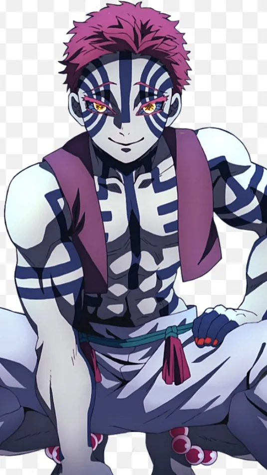 ai character: Akaza!! background