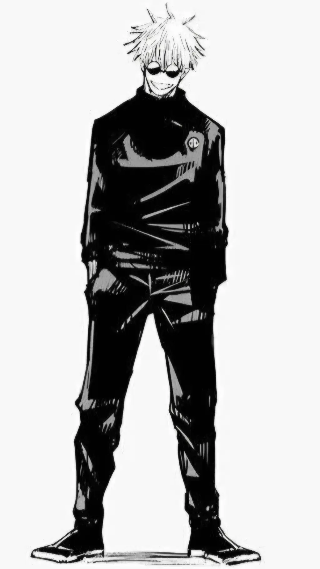ai character: super senior gojo background