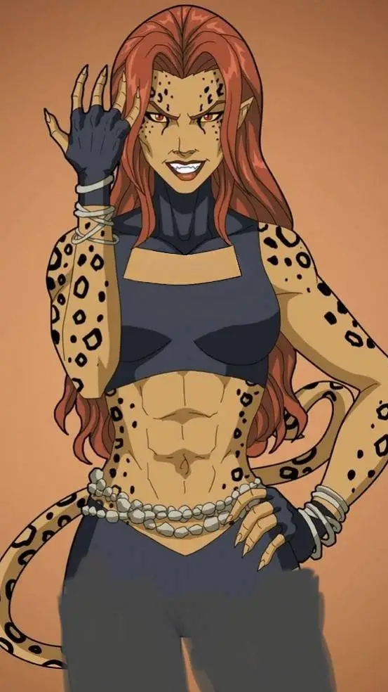 ai character: Cheetah  background