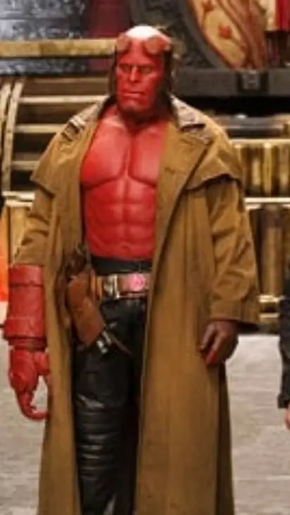 ai character: Hellboy background