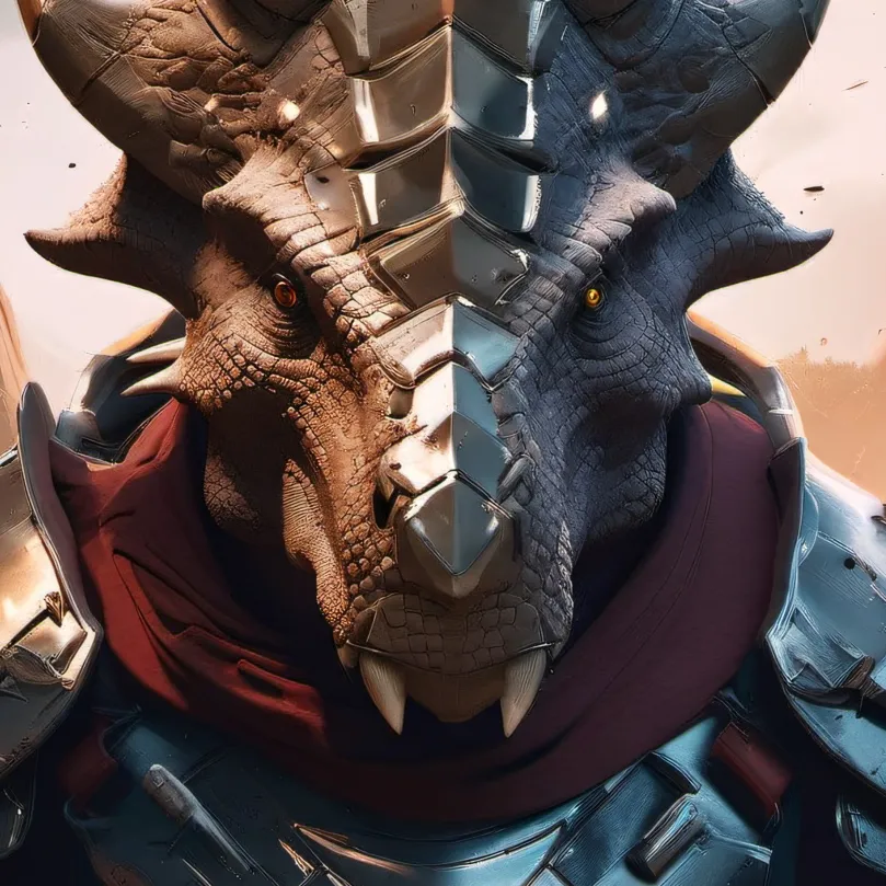 chat with ai character: triceraton graurds