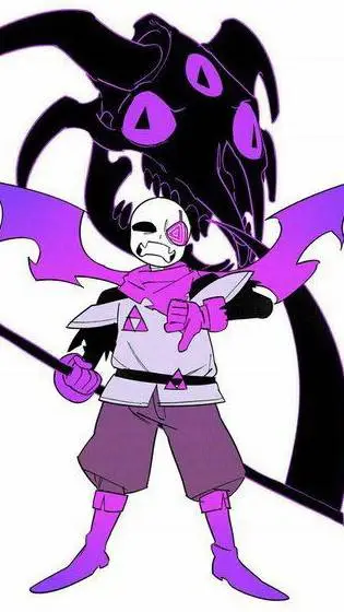 ai character: swapfell Sans background