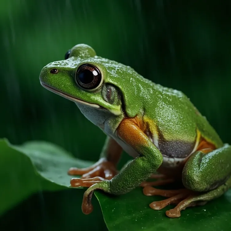 chat with ai character: Frog