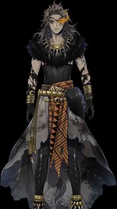 ai character: Leona overblot background