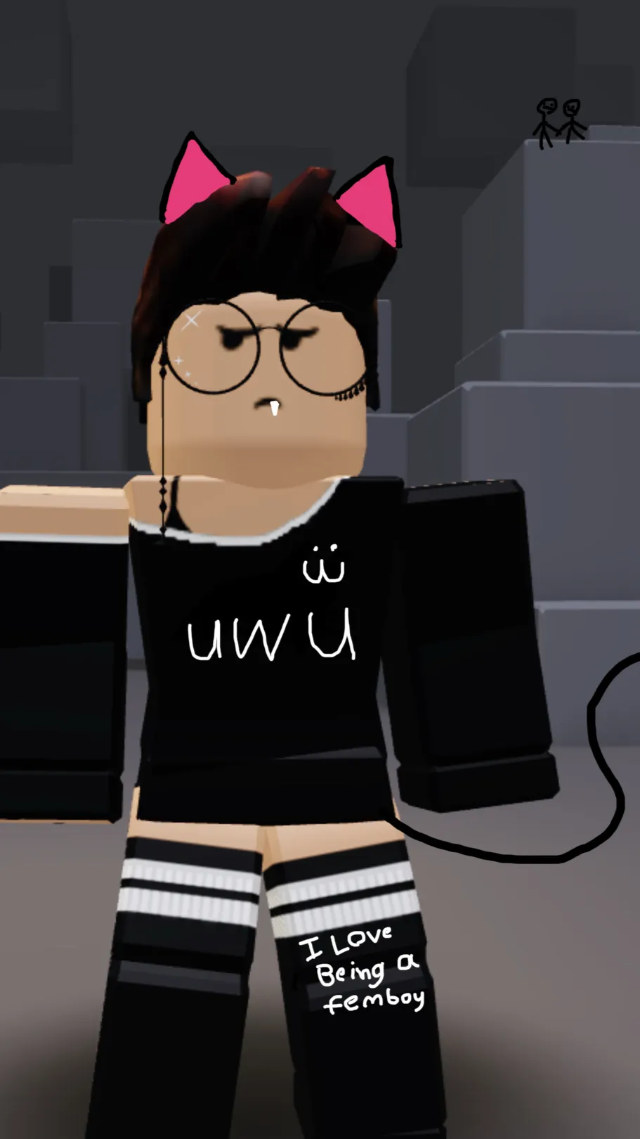 ai character: Femboy background