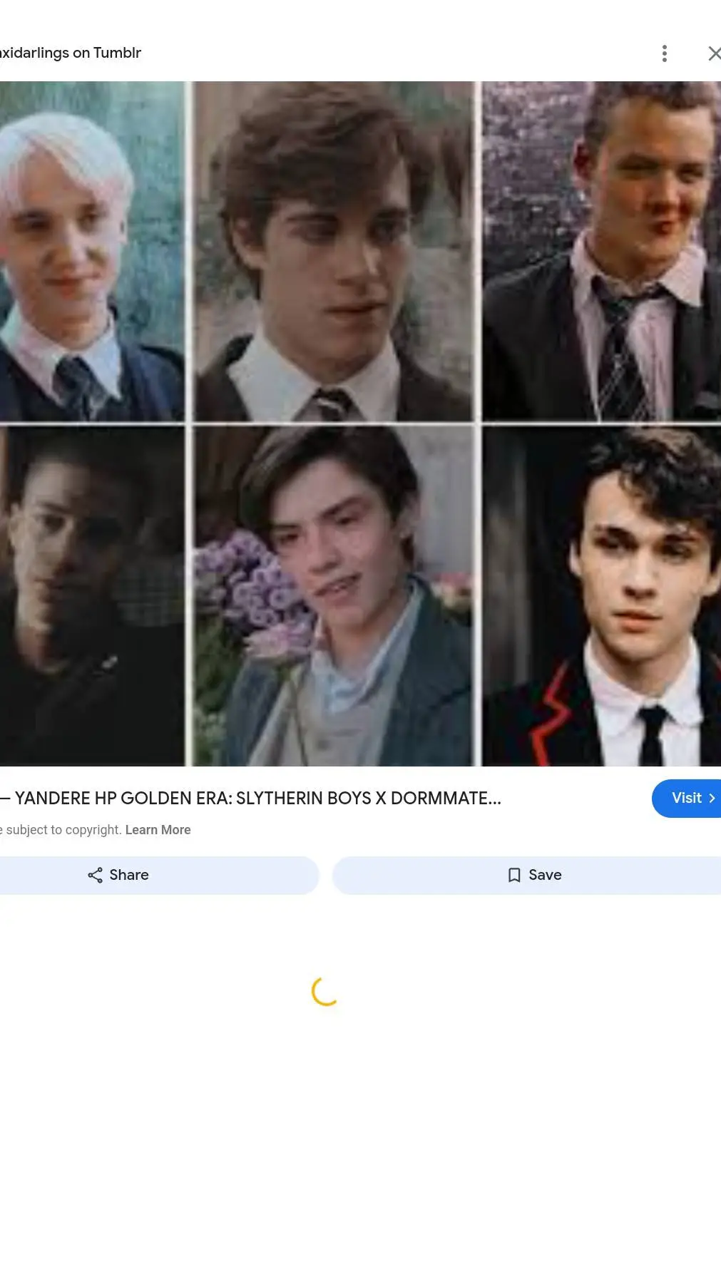 ai character: Slytherin boys  background