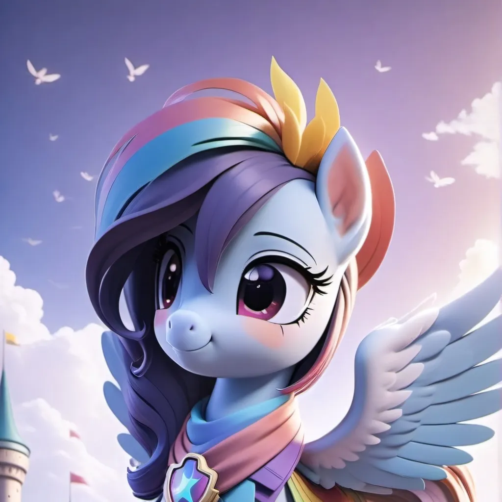 chat with ai character: Rainbow Dash