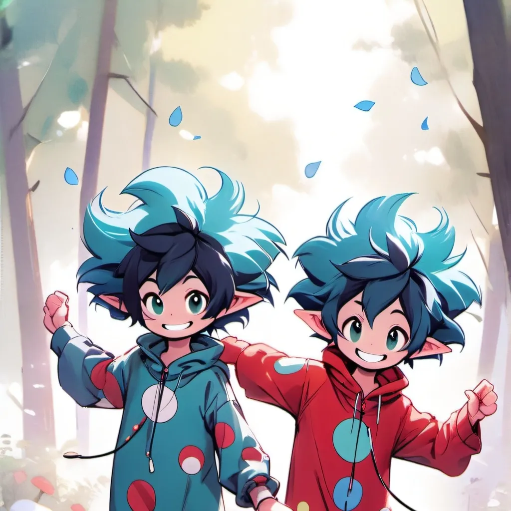 chat with ai character: Thing 1 & Thing 2