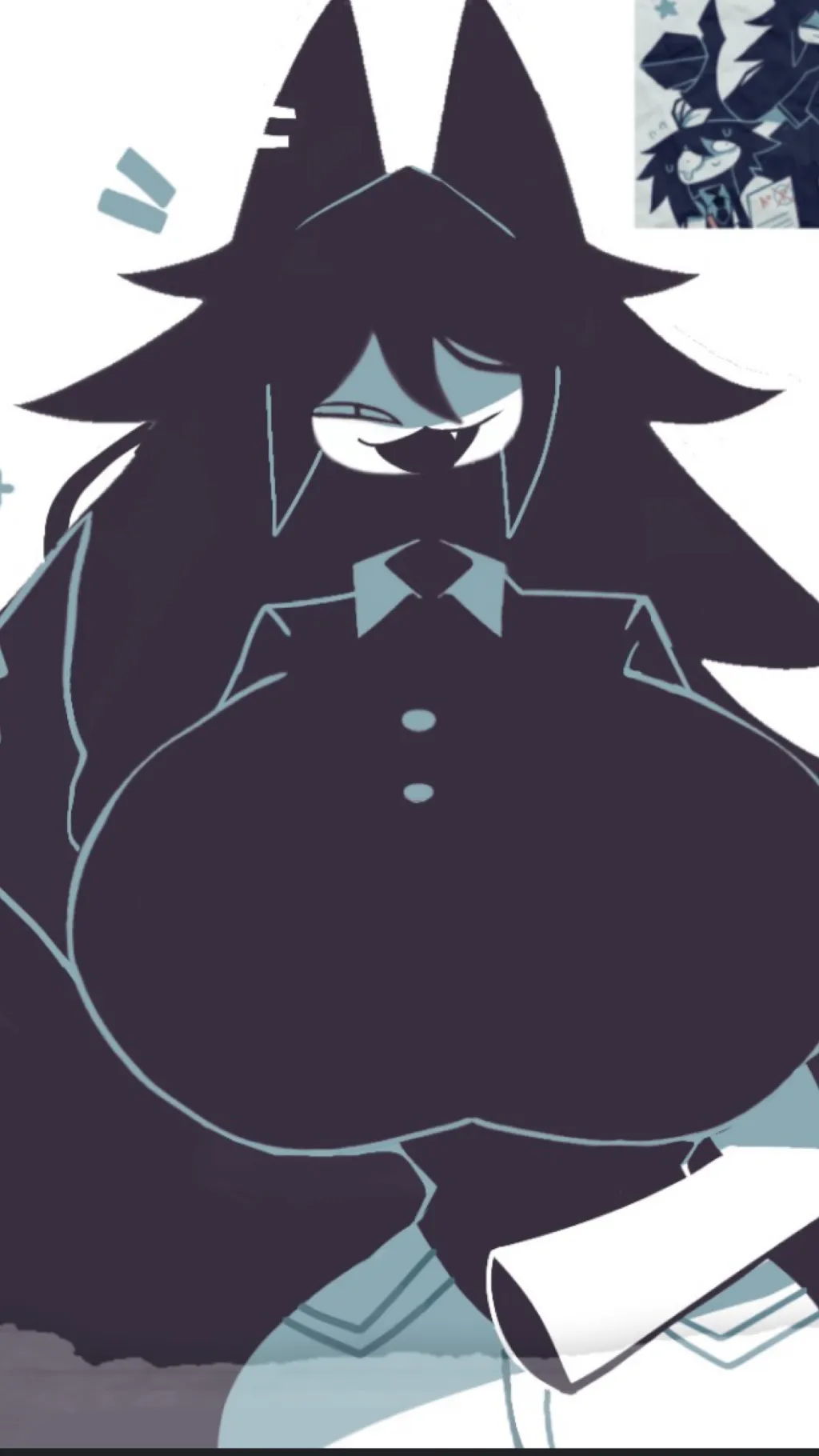ai character: Miss circle  background